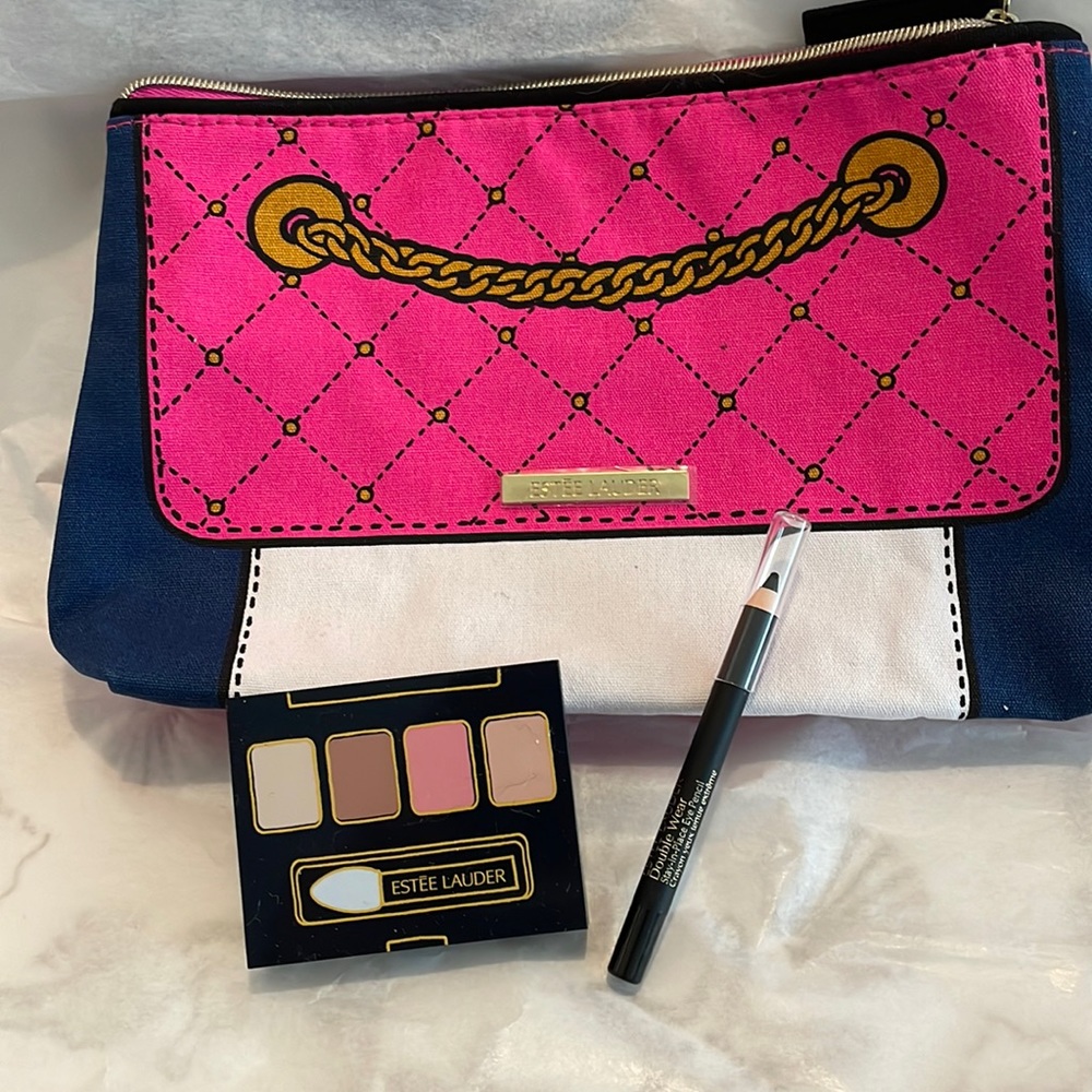 Estée Lauder make up and cosmetic bag